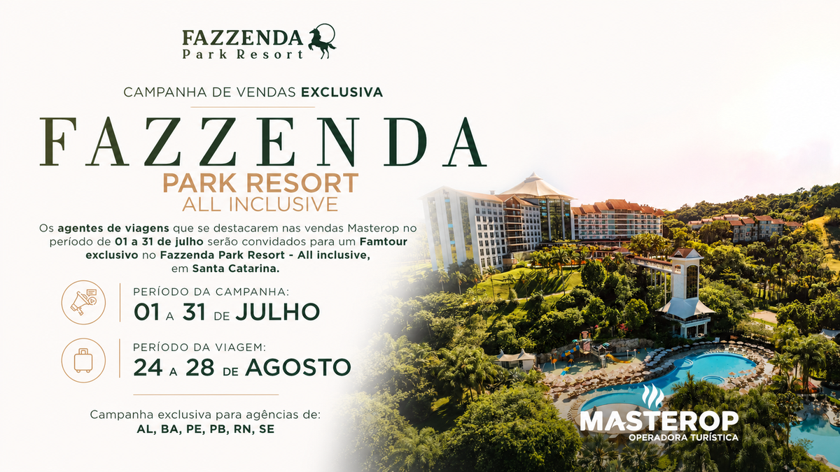 Campanha Fazzenda Park Resort — Masterop